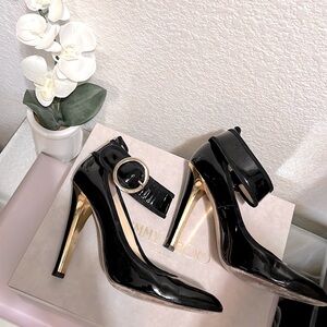 Jimmy Choo “Cedar” Mary-Jane Black Patent Pump